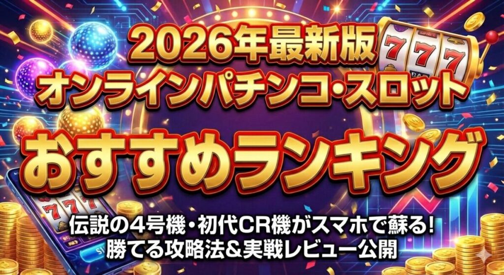 2026 オンラインパチンコランキング