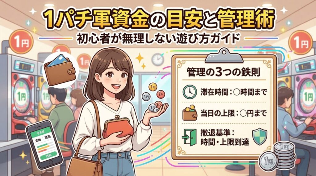 1パチ軍資金の目安と管理術